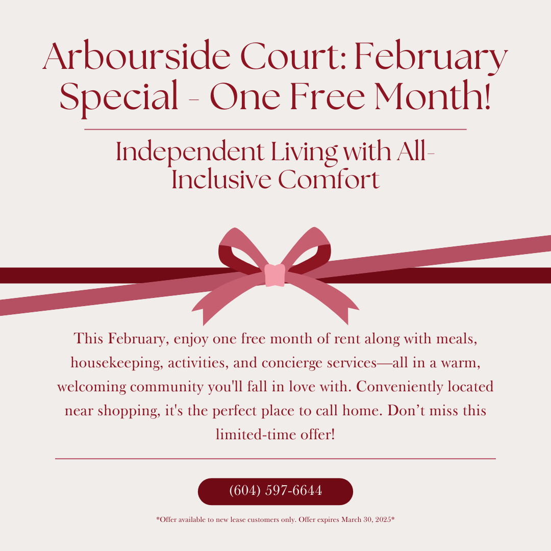 Arbourside court february special: one freen month